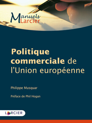 cover image of Politique commerciale de l'Union européenne